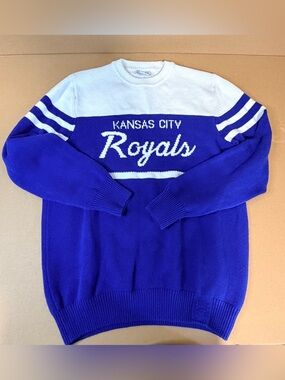 Hillflint Mens Kansas City Royals Sweater Size L Long Sleeve Pullover MLB